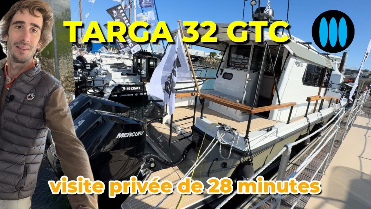 TARGA 32 GTC - le Grand Tourisme Express, avec 2 Mercury 400cv V10 Verado