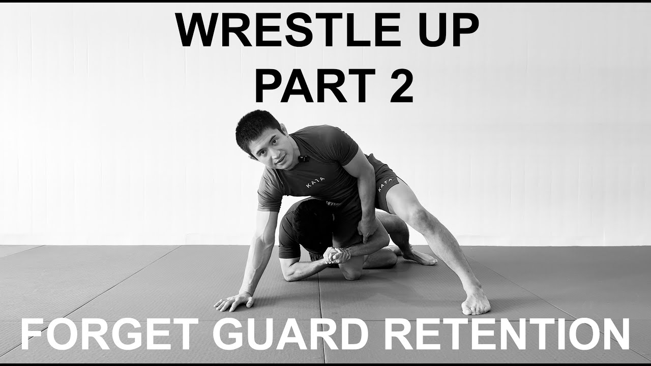 TURN THEIR KNEE CUT INTO YOUR SWEEP | BJJ Guard Retention & Wrestling Up (Part 2) #wrestling