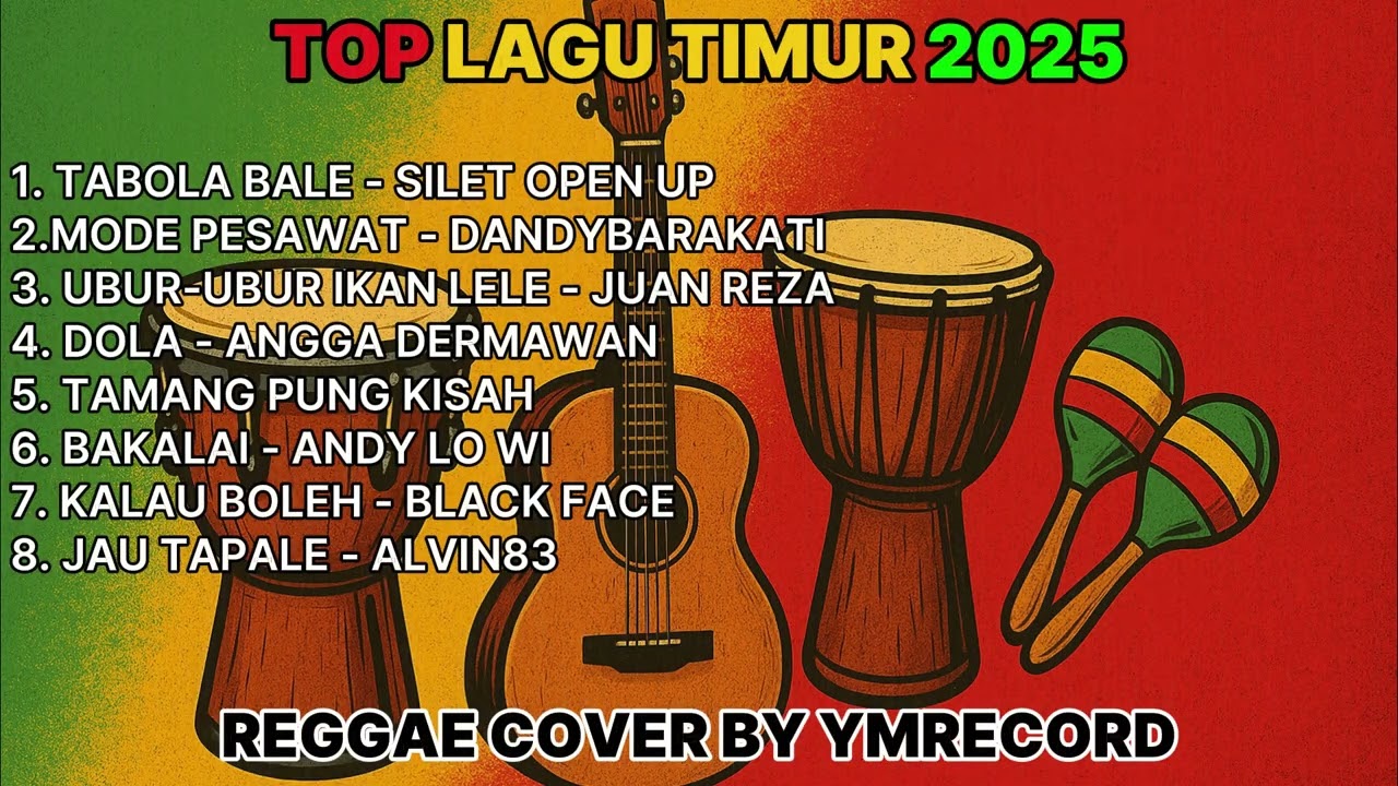 TOP 8 COVER LAGU TIMUR VERSI REGGAE By YomanRECORD