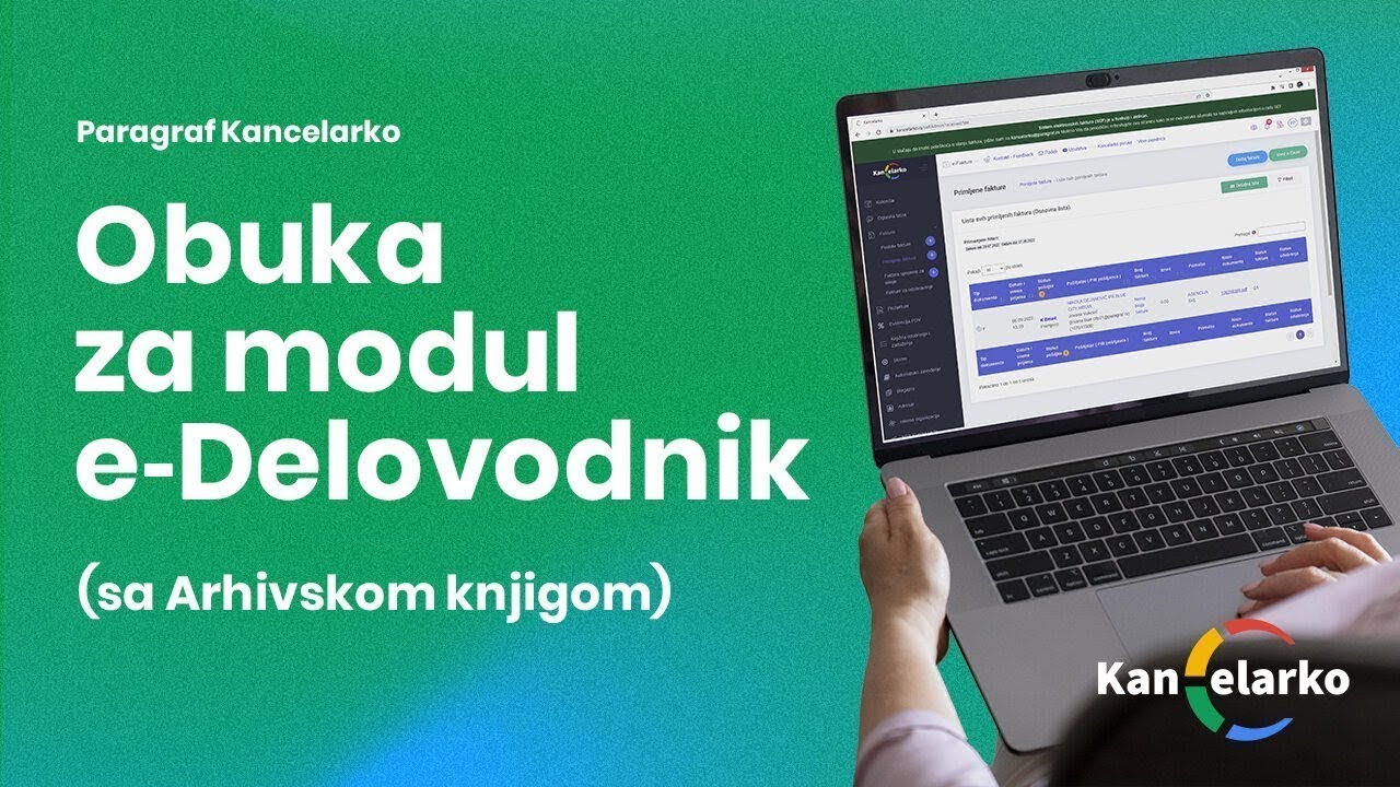 Paragraf Kancelarko - Obuka za modul e-Delovodnik (sa Arhivskom knjigom)