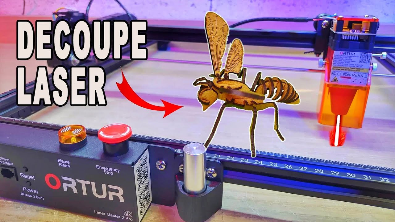 La puissance du laser !!! 🤯 Ortur 2 PRO S2 LF