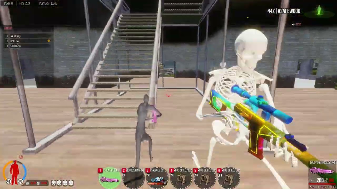 Warz 44z โดนรุมทั้งเชิฟ พันวาเลนไทน์แตก 1000sss 1000ss 1000 แตกทั้งคลิป