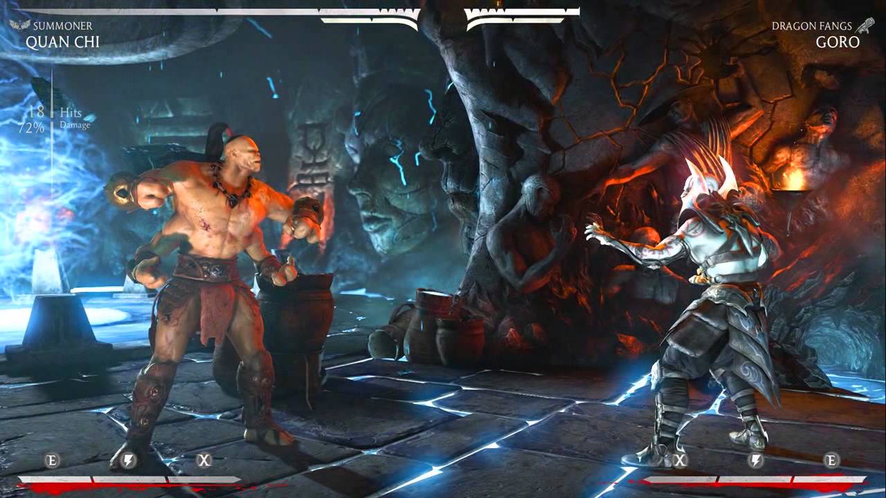 Quan Chi - Biggest Combos for Every Variation MKX (no xray)