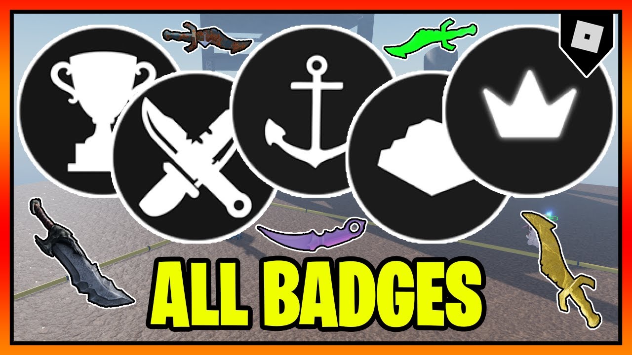 How to get ALL 5 BADGES in KNIFE STRIFE 🔪 || Roblox