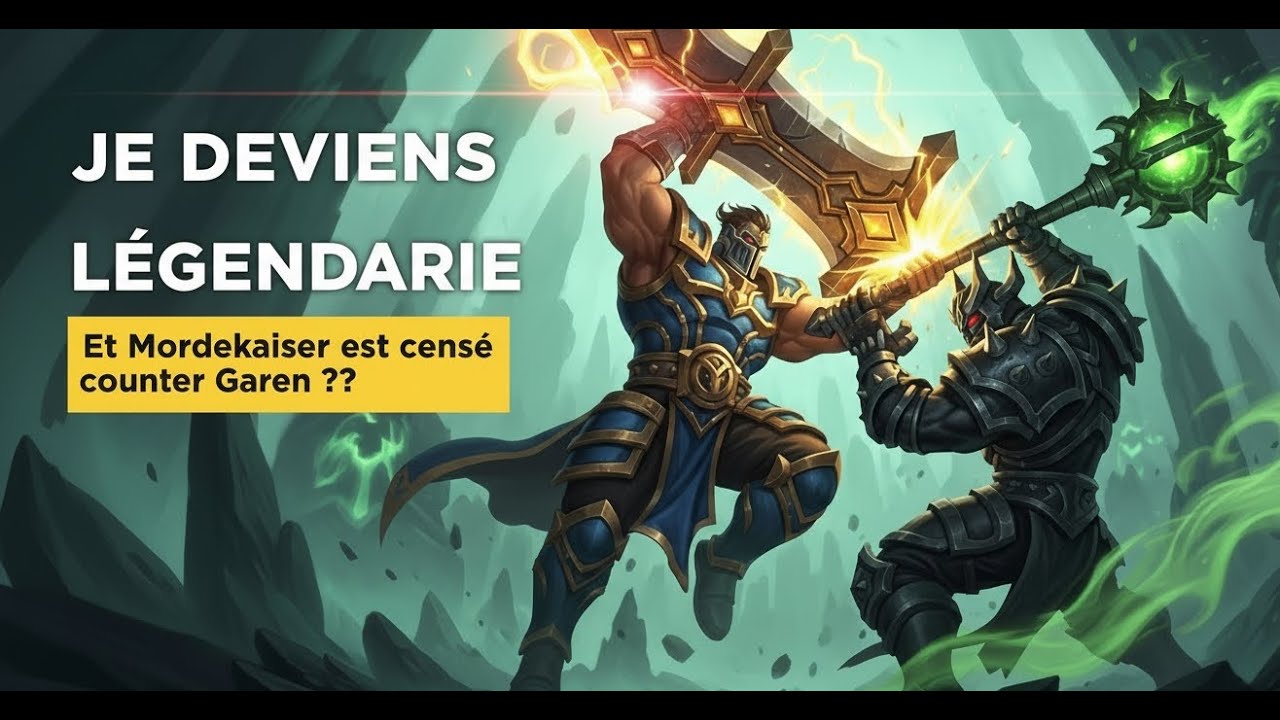 Il me COUNTER Pick, je lui Montre Comment Jouer GAREN vs MORDEKAISER