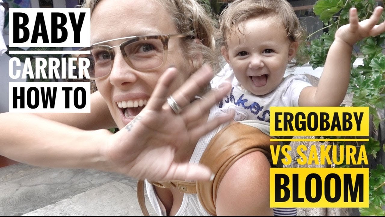 HOW TO USE A CARRIER: ERGOBABY VS SAKURA BLOOM