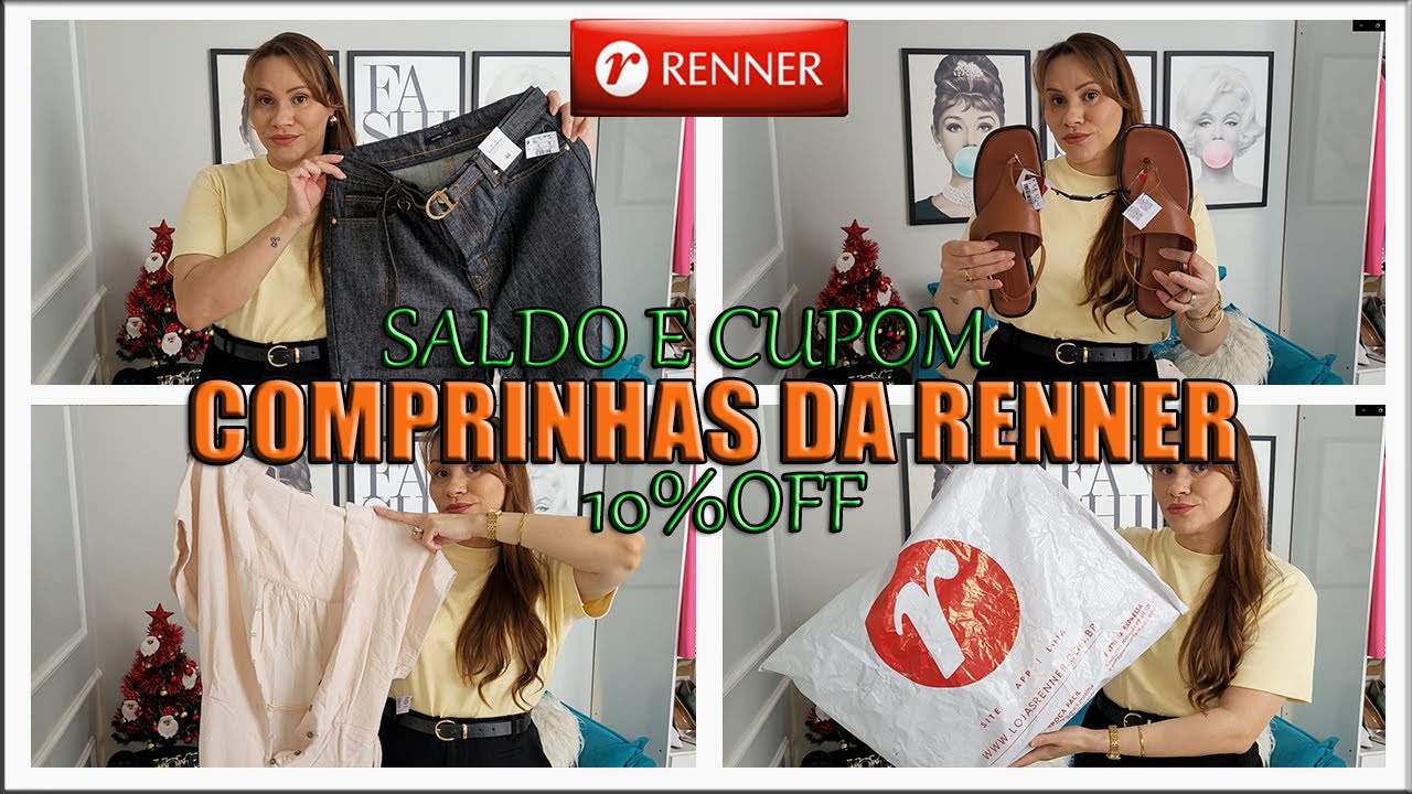 COMPRINHAS DA RENNER SALDO COM + 10%OFF CUPOM DE DESCONTO RASTEIRINHA DE COURO VESTIDO SHORTS PROVEI