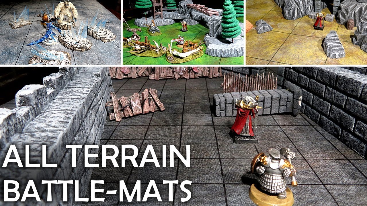 Conquering All Terrains with Versatile Battlemats (D&D Terrain)