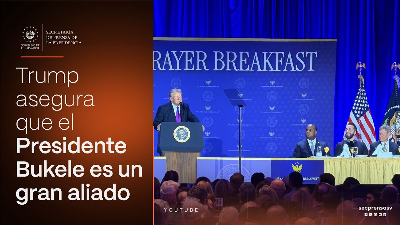 Donald Trump reconoce al Presidente Bukele como aliado y resalta apoyo de El Salvador en seguridad