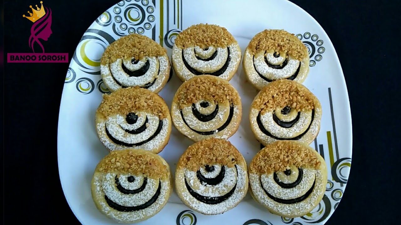 طرز تهيه کلچه کاکائو دار برای عید/پختن کلچه برای عید بسیار عالی و خوشمزه/Easy Rid Cookies Recipe