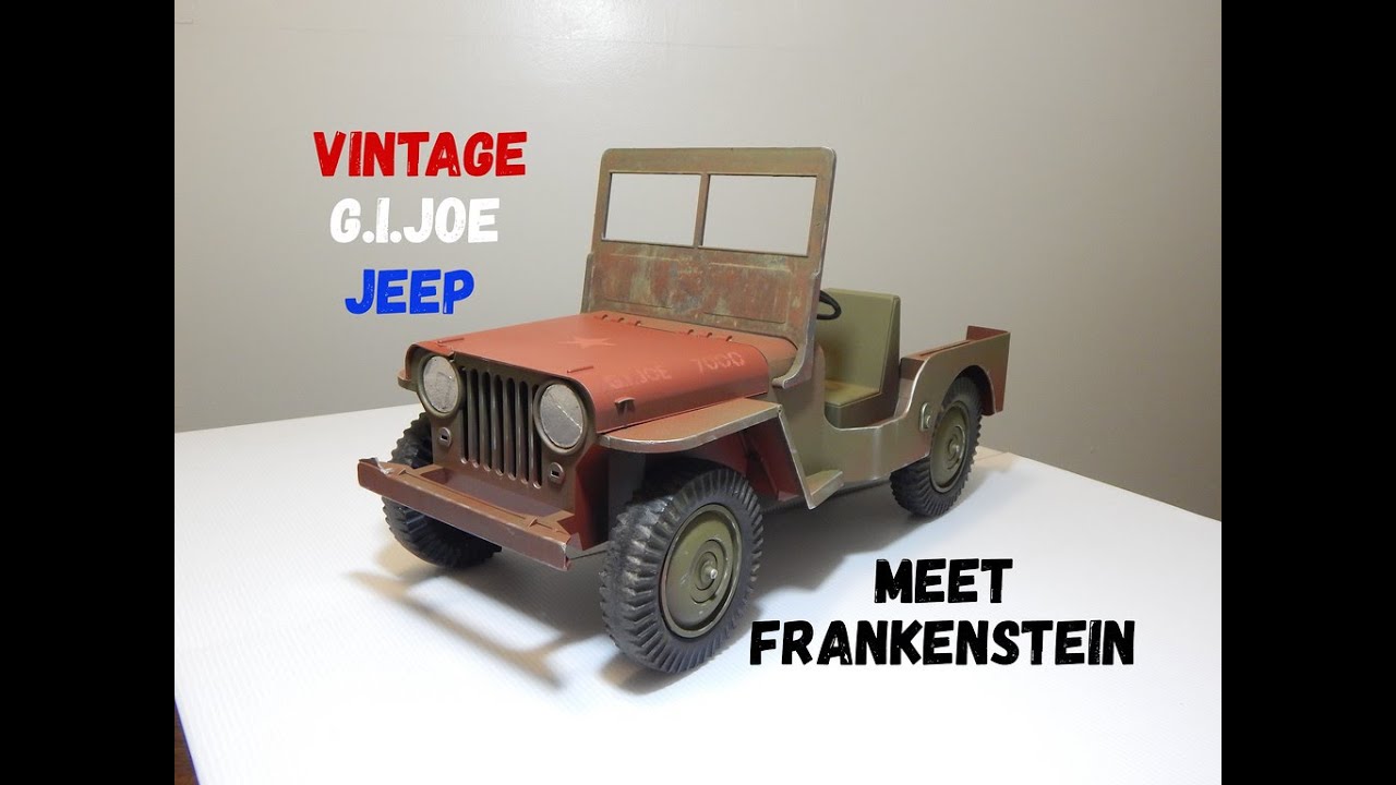 Vintage GI JOE Jeep - Meet FRANKENSTEIN