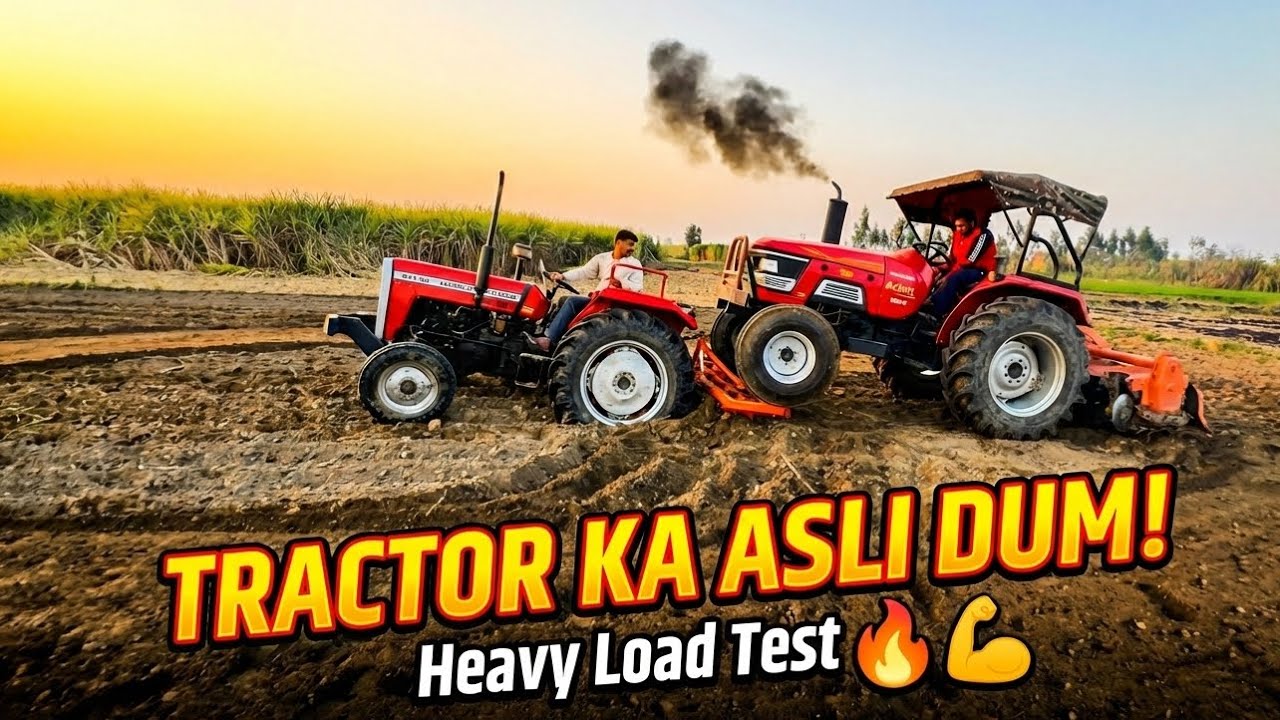 Tractor PERFORMANCE check | JEEVAN AGRO TILLER TEST | Heavy load performance 🚀