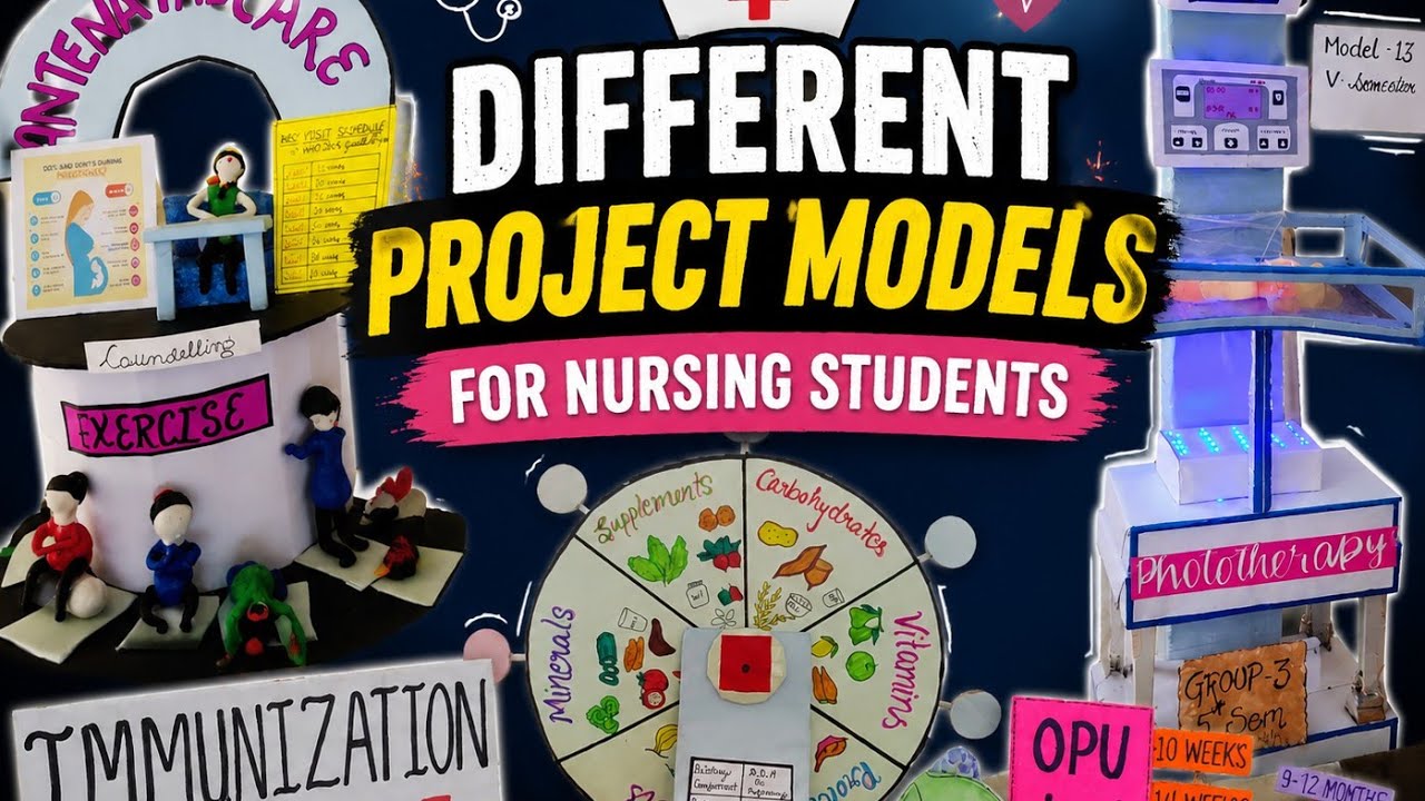 15+✨Creative Nursing Project Model Ideas | BSc Nursing Students Must See 🩺| #nursingproject #nursing