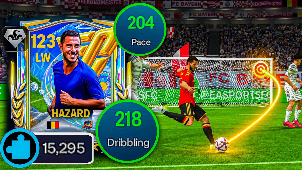 Iconic Beast LW 🔥🗿 118 ovr Eden Hazard Card review - fc mobile 