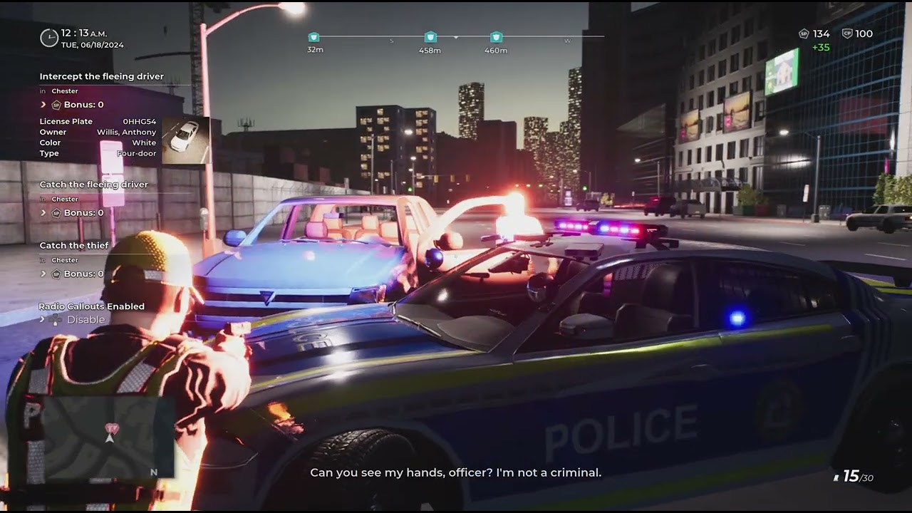 Night time pursuit on interstate!🚔👮‍♂️