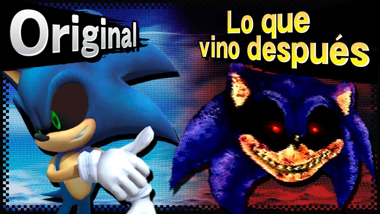 ¿El posible origen del diseño de Sonic.exe? - Smash Bros. Maldito