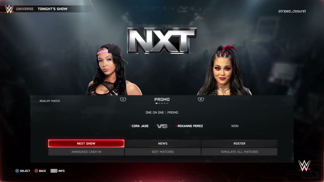 WWE 2K25 universe