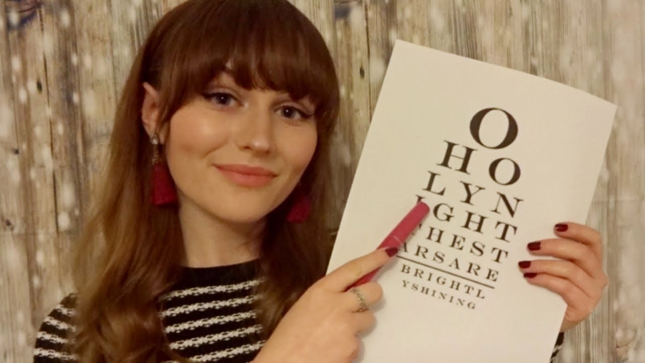 ASMR~ Eye examination