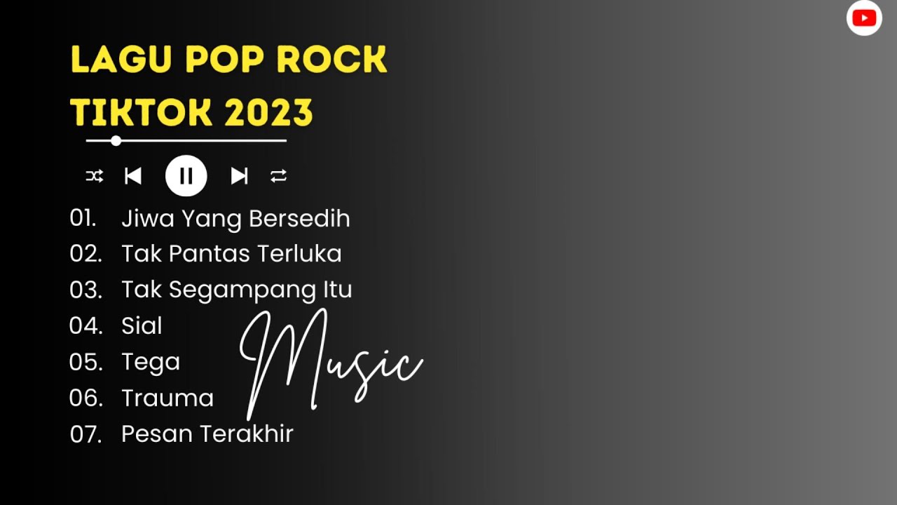 PLAYLIST LAGU VIRAL TIKTOK  ROCK BAND 2023 BY REZA ZULFIKAR