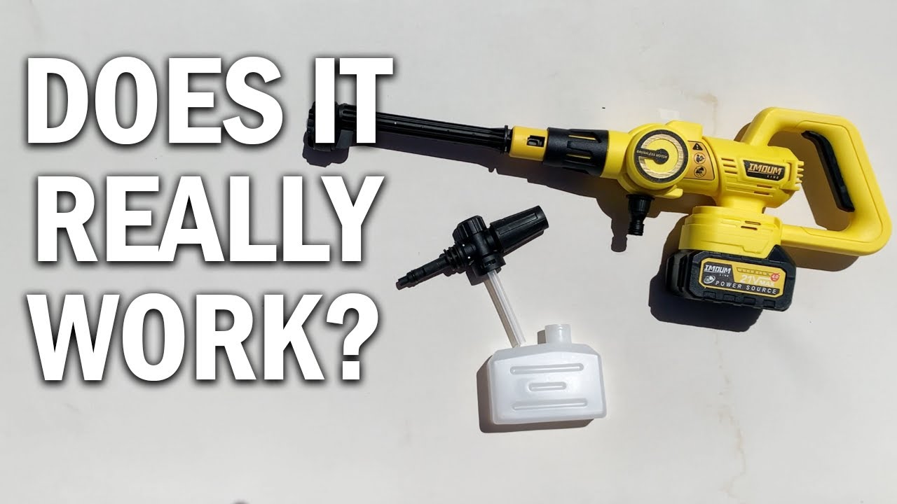 IMOUMLIVE Brushless Cordless Pressure Washer Review - Does It Really Work?