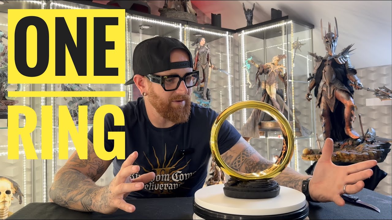 The Lord of the Rings - ONE RING lamp - Unboxing - Review (ENG SUB)