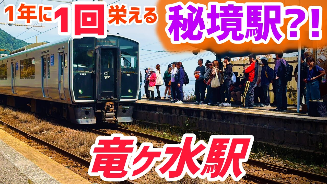 【秘境駅だけど1日限定で利用者爆増!?】竜ヶ水駅へ撮影しに行ってみた
