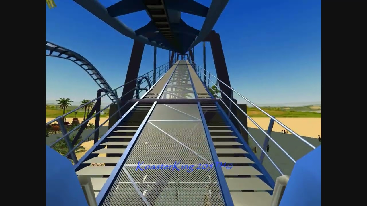 The Great White V2 - RCT3 #greatwhite #seaworldsanantonio #rollercoastertycoon3 #rct3