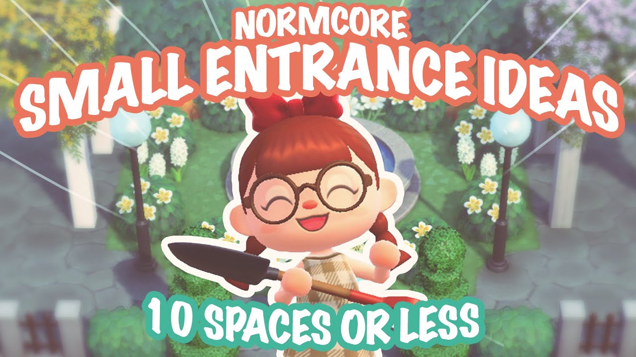 NORMCORE SMALL ENTRANCE IDEAS ✨ 10 SPACES OR LESS CHALLENGE | Animal Crossing New Horizons