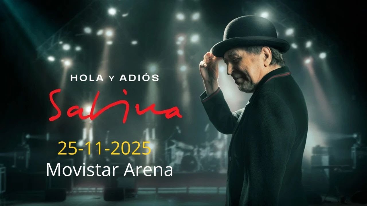 Joaquín Sabina - Yo me bajo en Atocha (25-11-2025) en el Movistar Arena en Madrid