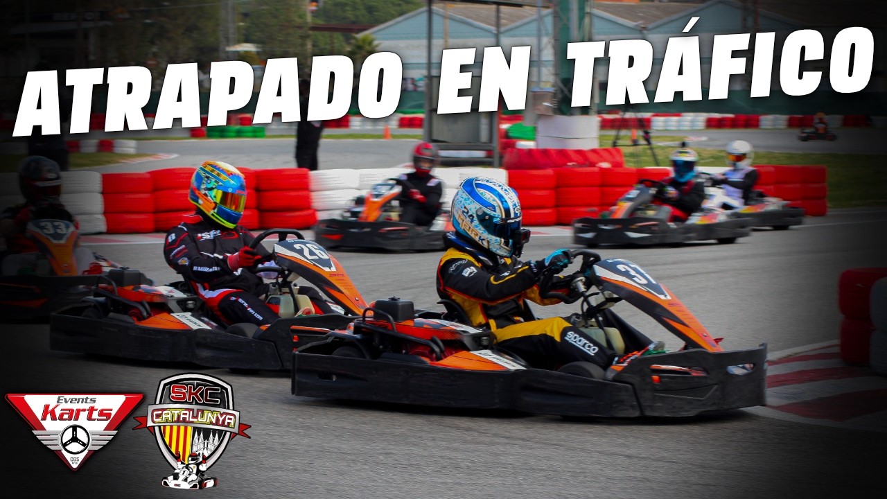 Atrapado en el tráfico en la parrilla invertida | Race 2 Grupo 2 SKC GP2 Karting Cardedeu 2026