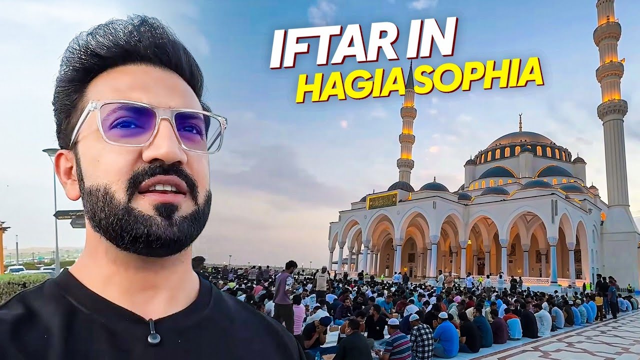 Five Star Iftar in Sharjah Grand Mosque 😍 | Ramadan Iftar Scene & Culture in Dubai🕌