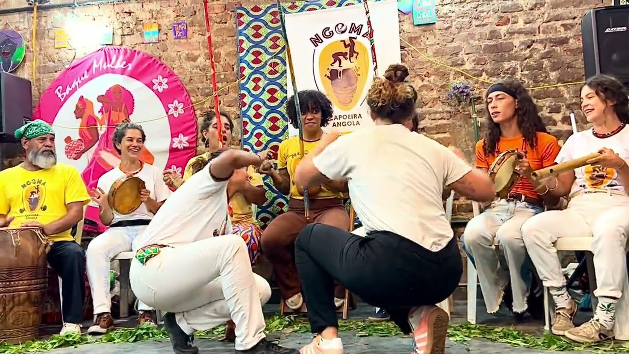 Jogo Treinela Rafa e Treinela Amanda. NGOMA Capoeira Angola na Lapa. 20/01/2026