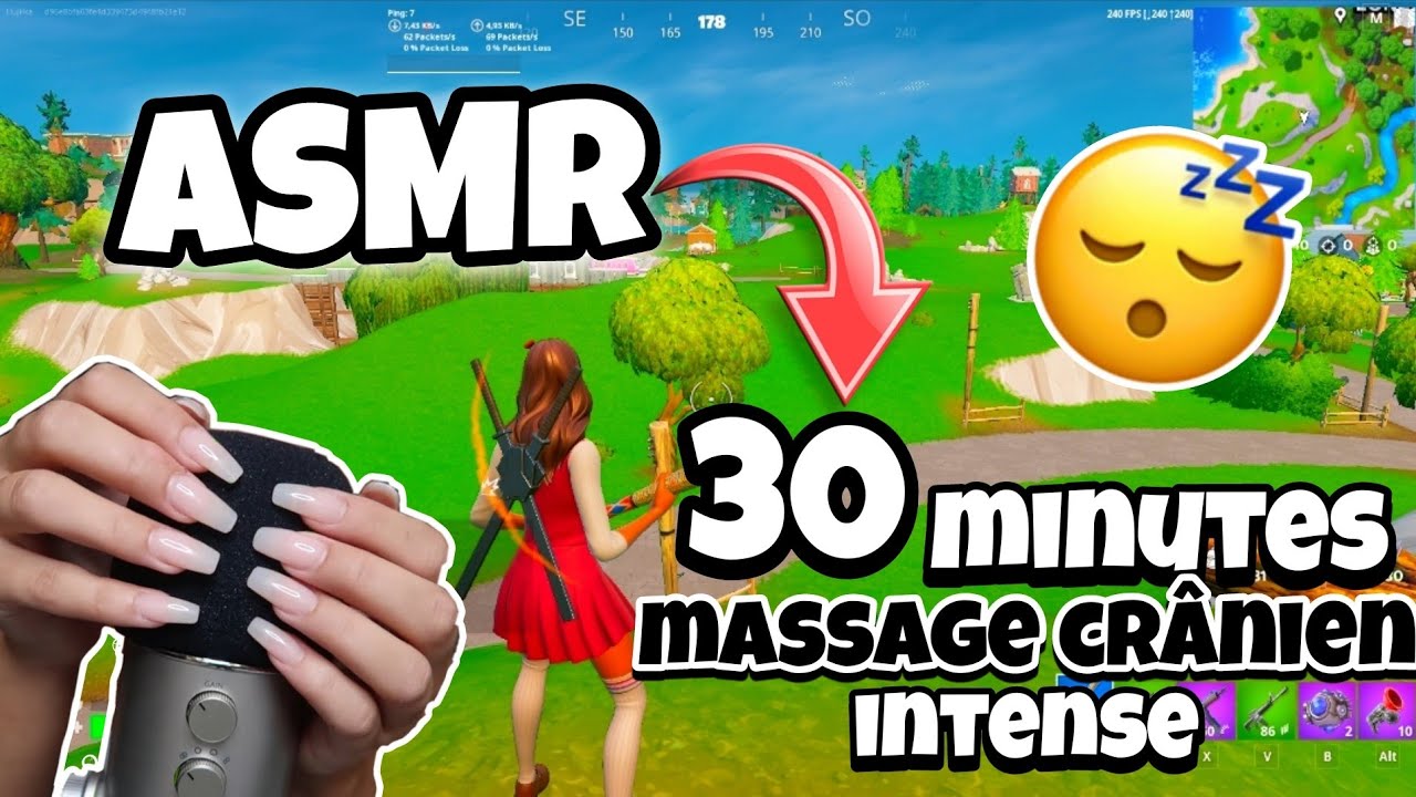 ASMR Fran&ccedil;ais &bull; 30 MINUTES DE PUR MASSAGE CR&Acirc;NIEN TRES INTENSE ET PUISSANT 😴💤