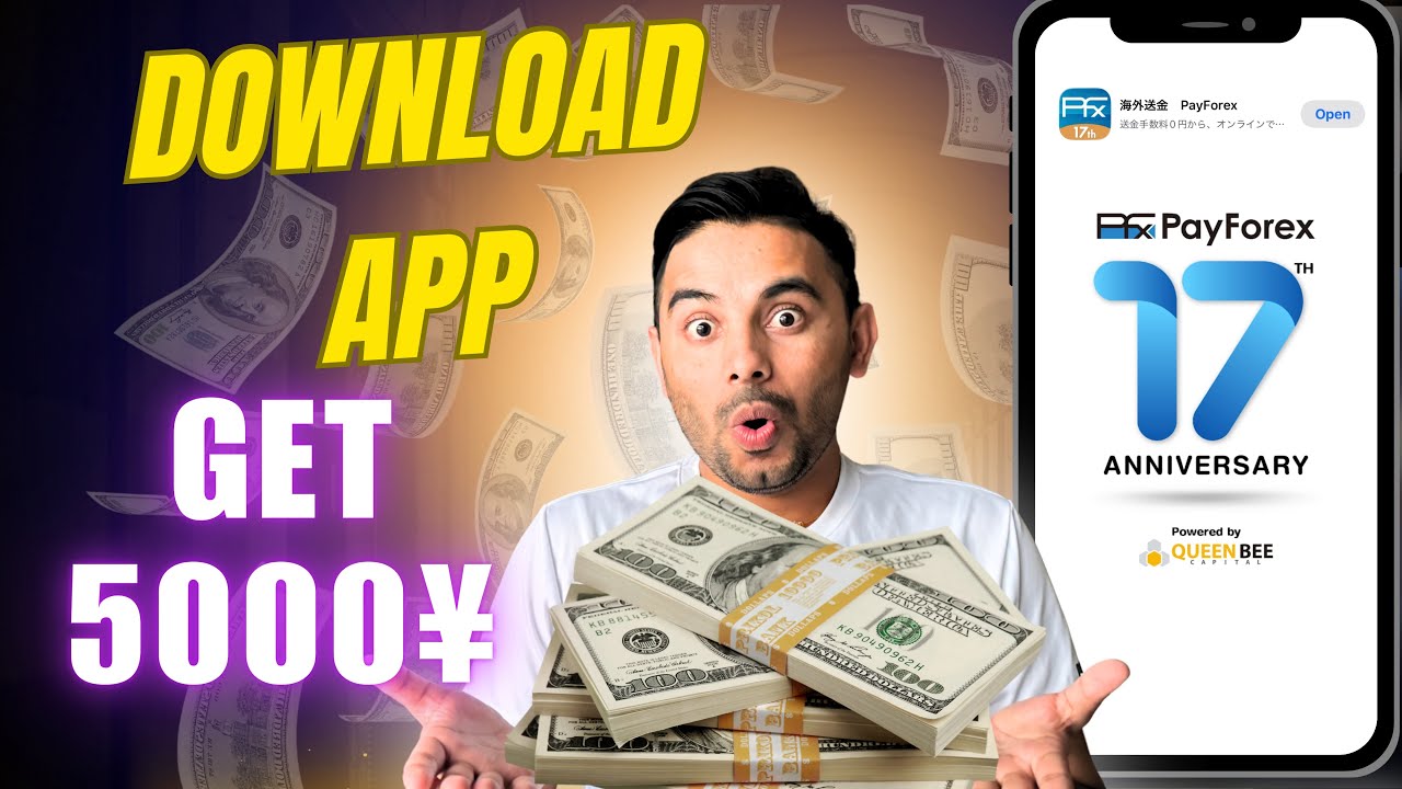 Download Payforex APP & get 5000&yen; /earn money in Japan #earnmoneyonline #japan #remittance 