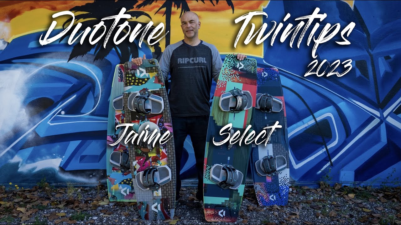 Duotone Kiteboarding Twintips Jaime und Select 2023