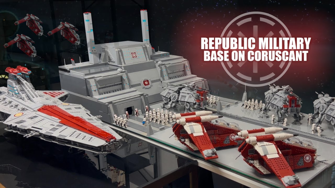 LEGO REPUBLIC MILITARY BASE ON CORUSCANT MOC