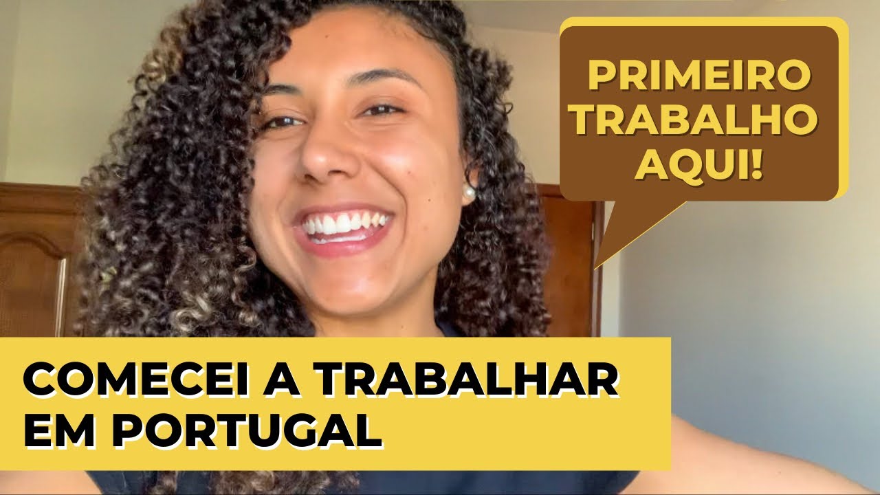 CONSEGUI TRABALHO EM PORTUGAL 2022 - VLOG