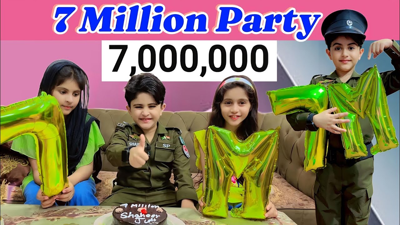 7 Million Celebrations  🎉 | Shaheer jutt