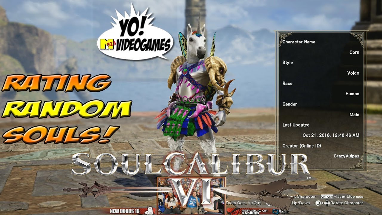 Soul Calibur VI! Rating Random Customs! Part 1 - YoVideogames