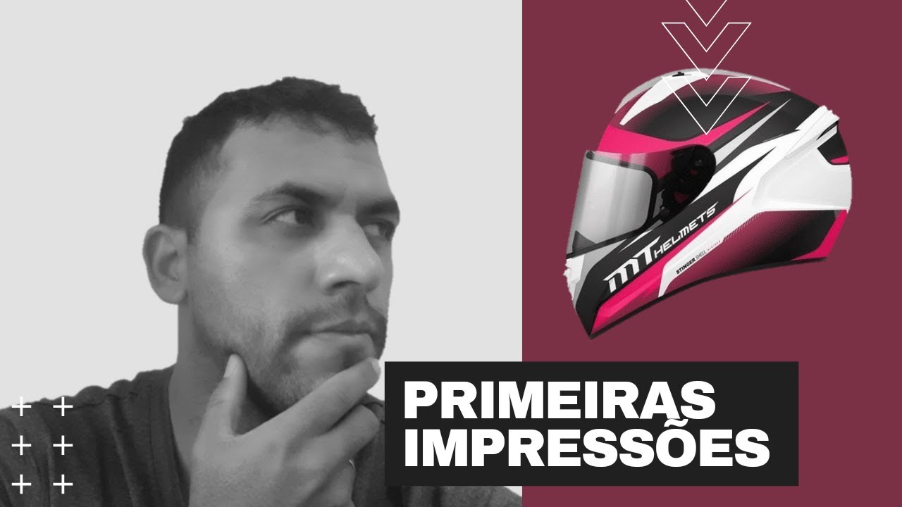 Capacete MT Stinger Divided - Primeiras impressões.