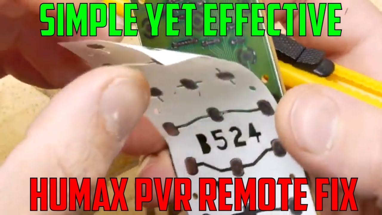 Remote Control Malarkey - How to fix the Humax RM-L08
