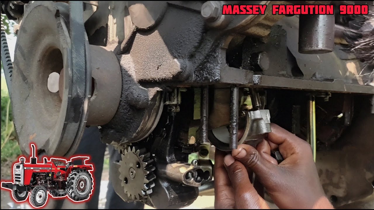 Massey Fargution 9000 tractor ingine piston ring distroy problem solved #tractor #mechanics #service