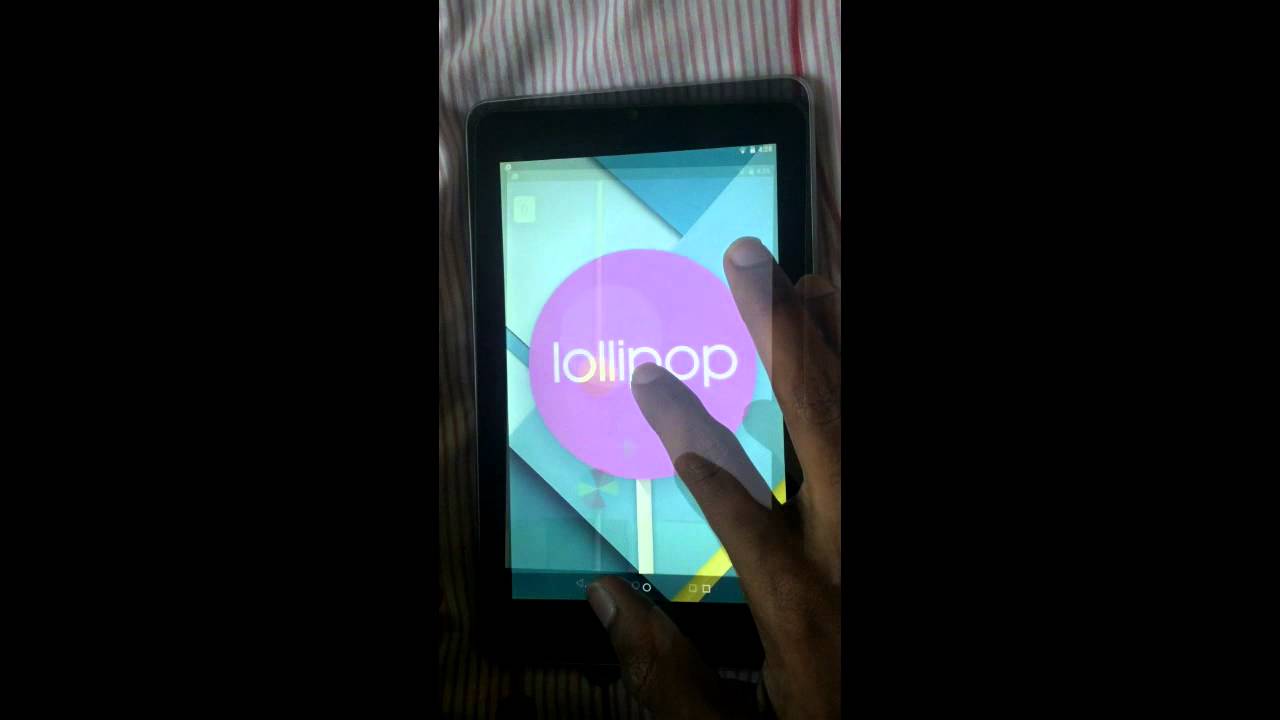Nexus 7 Android 5.0 Lollipop