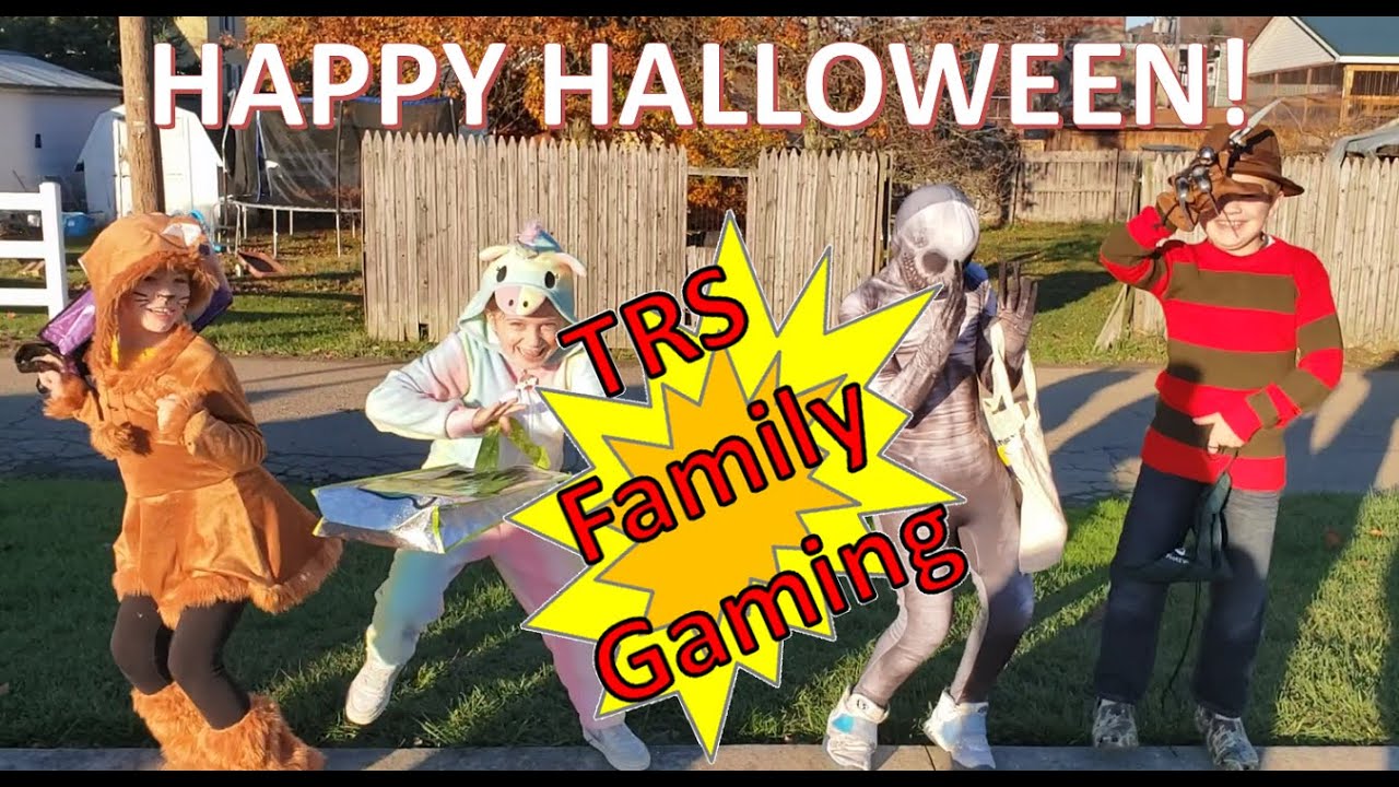 Happy Halloween from TRS Family Gaming - Trick or Treating - Family Fun!