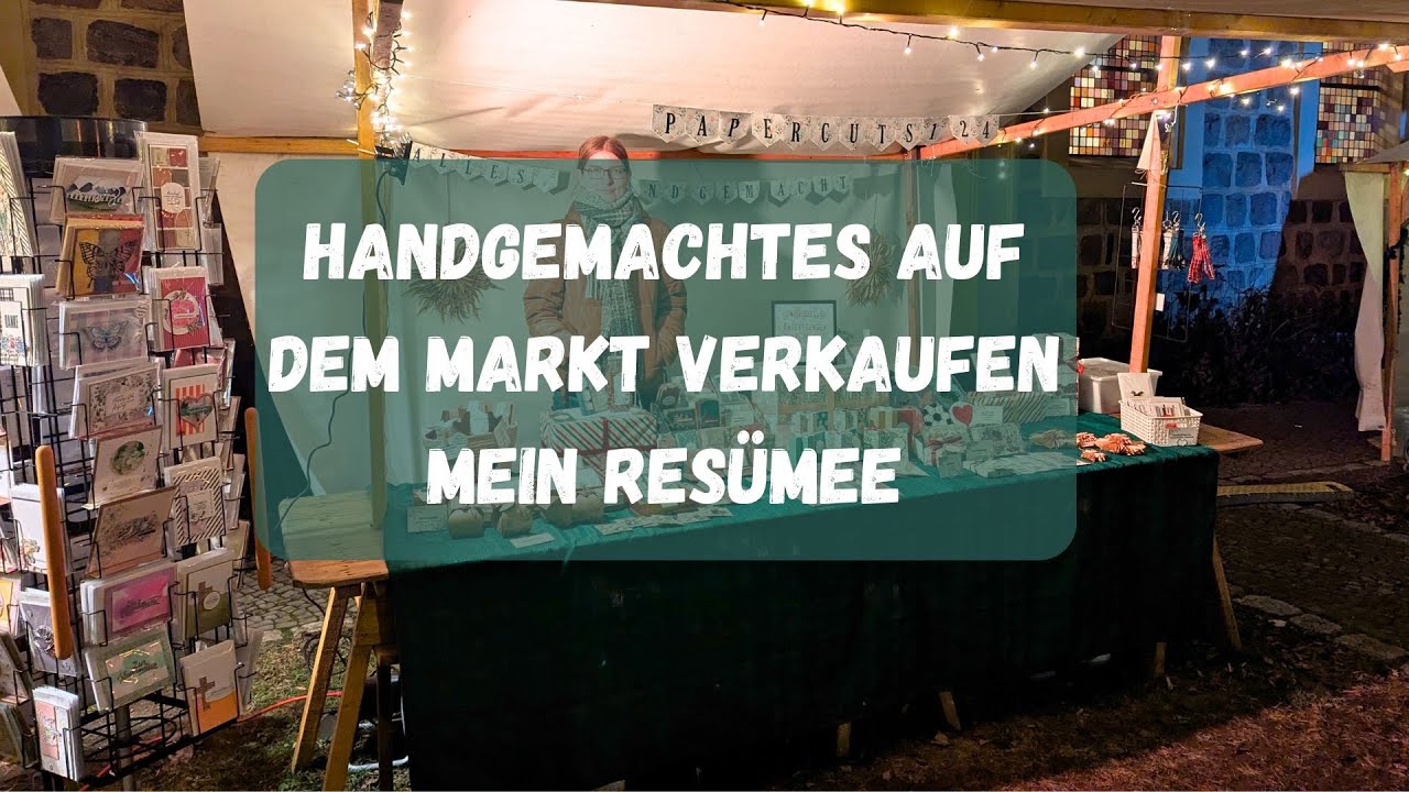 Was habe ich verkauft? Res&uuml;mee Weihnachtsmarkt 2025