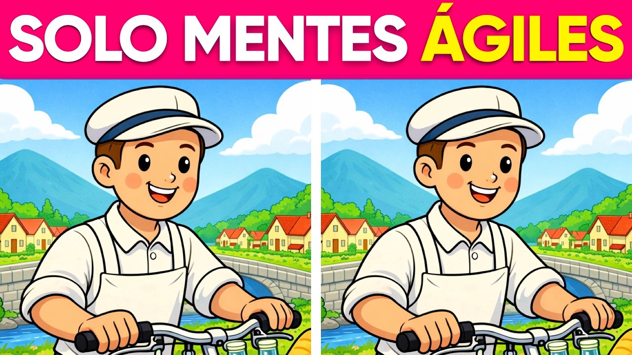 Desaf&iacute;o de AGUDEZA Visual: SOLO Las MENTES R&Aacute;PIDAS Lo Logran ⏱️👀 🧠 MENTAL QUIZ