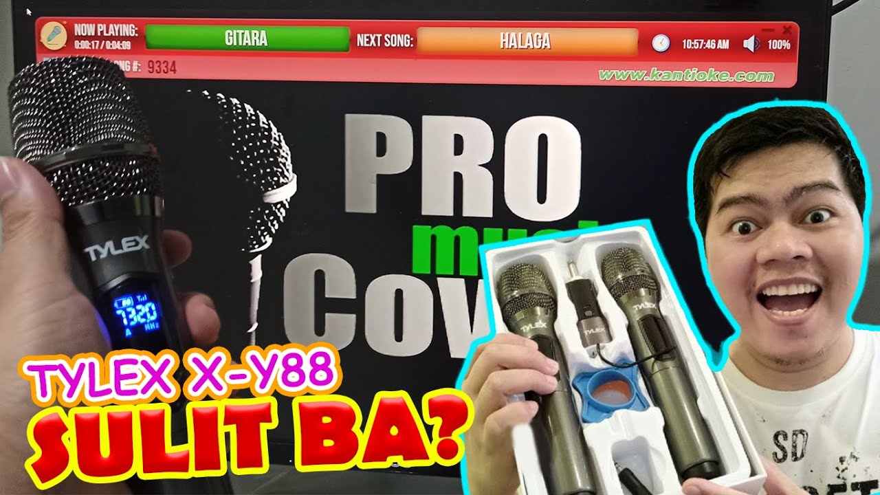 TYLEX X-Y88 WIRELESS RECHARGEABLE MIC Unboxing and Review