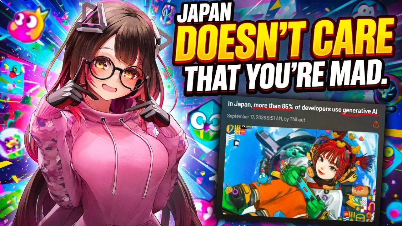 Japan DOESN'T CARE if You're Mad About AI in Video Games.