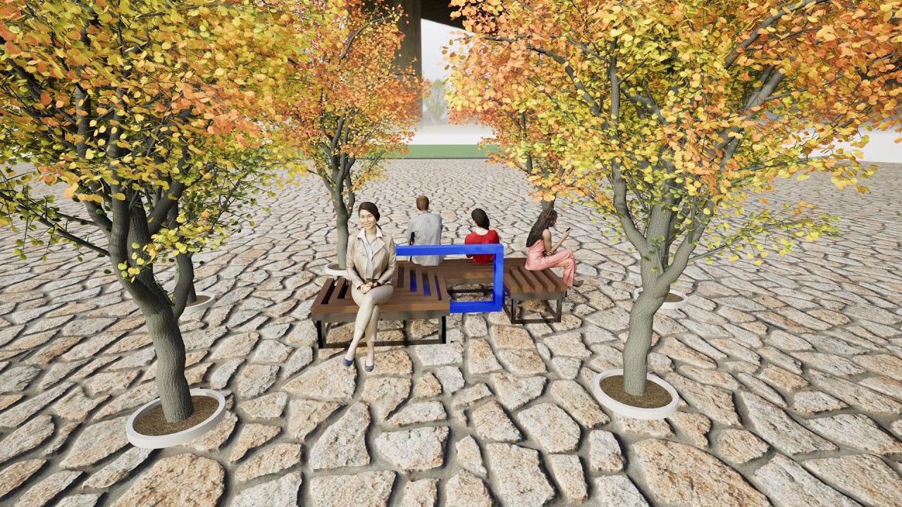 How To Make A Urban Furniture In Blender And Render In Twinmotion-II 