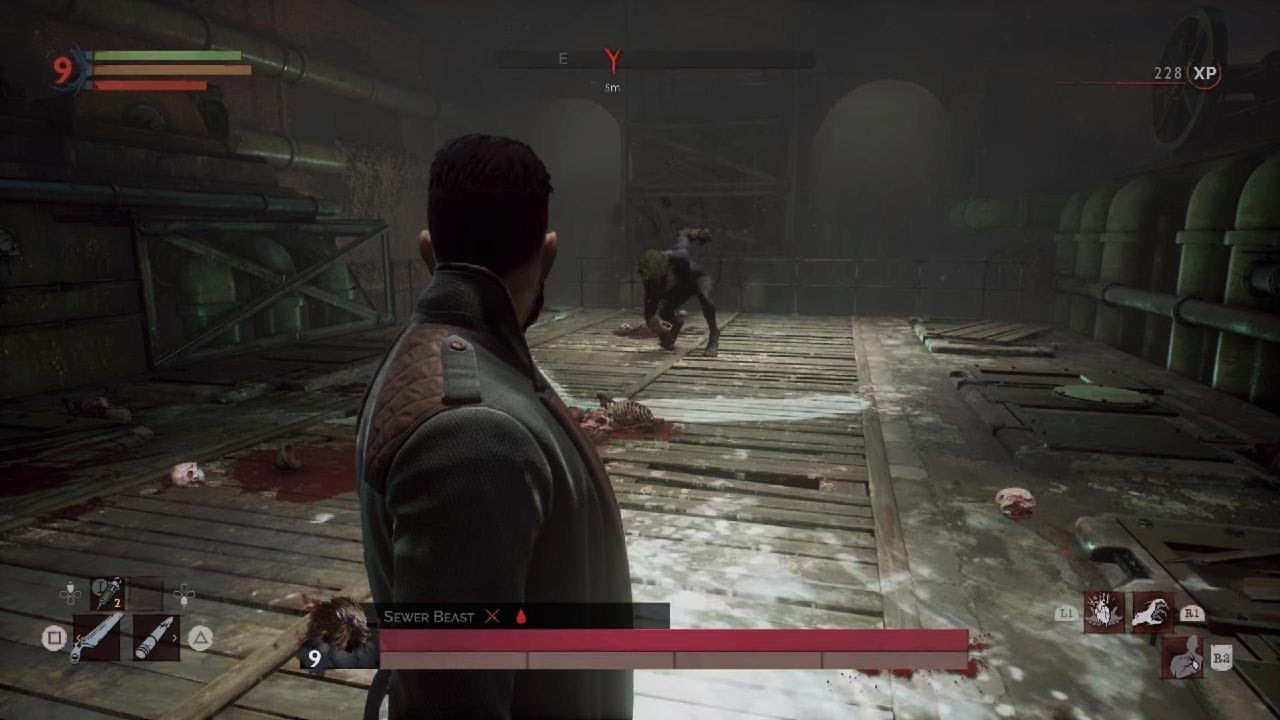 Vampyr- SEWER BEAST Boss Fight *Hard Mode*